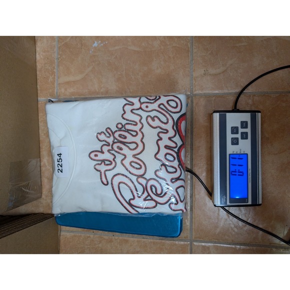 Rolling Stones White Classic Tongue Logo Sweater Size 0X (14W) - Picture 7 of 7